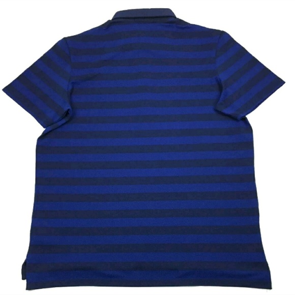 Greyson XL Blue Striped Polo Shirt - Picture 5 of 7